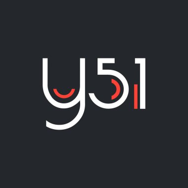 logo ile mektup ve sayı Y51 
