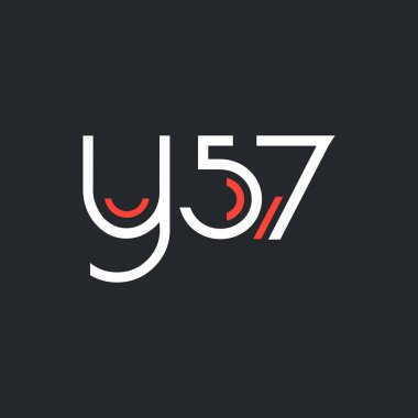 logo ile mektup ve sayı Y57 
