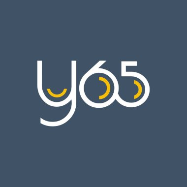 logo ile mektup ve sayı Y65 