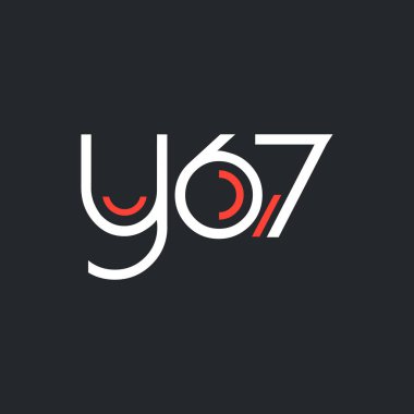 logo ile mektup ve sayı Y67 