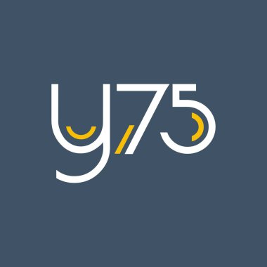 logo ile mektup ve sayı Y75