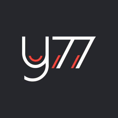 logo ile mektup ve sayı Y77 