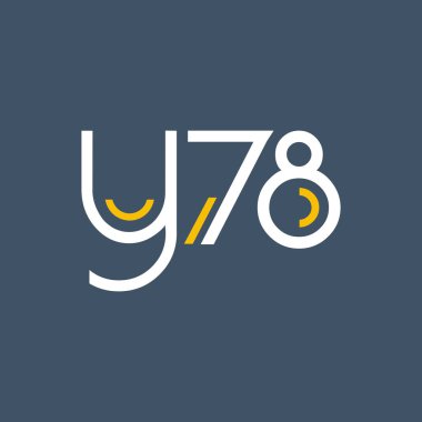 logo ile mektup ve sayı Y78 