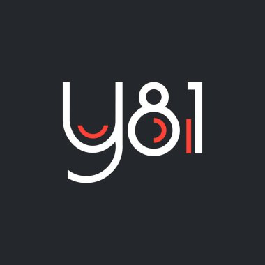 logo ile mektup ve sayı Y81 