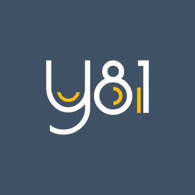 logo ile mektup ve sayı Y81 