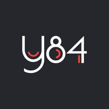 logo ile mektup ve sayı Y84 