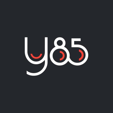logo ile mektup ve sayı Y85