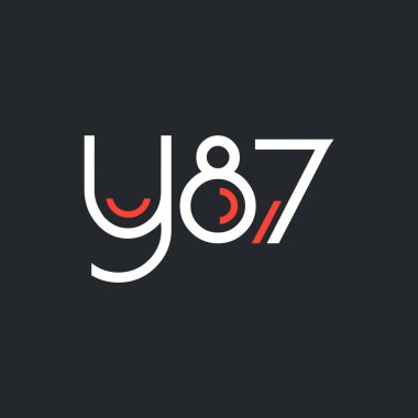 logo ile mektup ve sayı Y87 