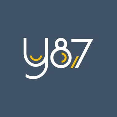 logo ile mektup ve sayı Y87 