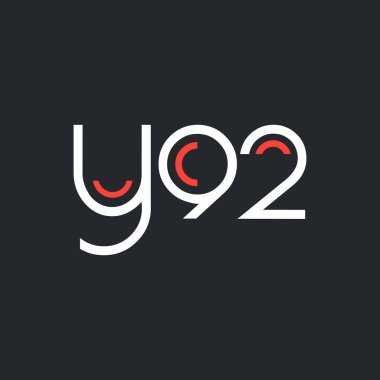 logo ile mektup ve sayı Y92