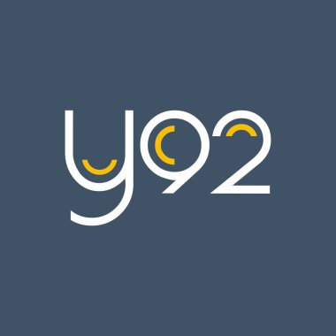 logo ile mektup ve sayı Y92 