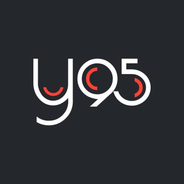 logo ile mektup ve sayı Y95
