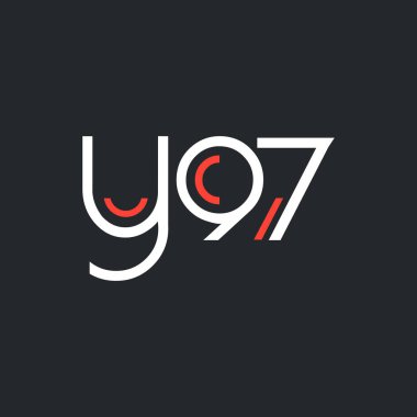 logo ile mektup ve sayı Y97 