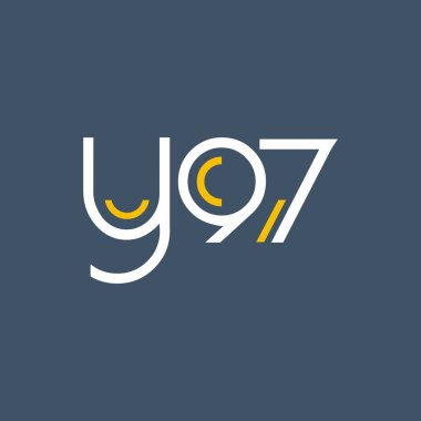 logo ile mektup ve sayı Y97 