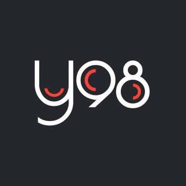 logo ile mektup ve sayı Y98 