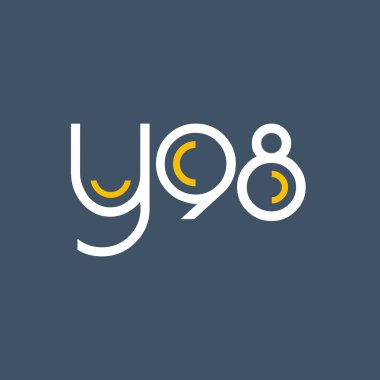 logo ile mektup ve sayı Y98 