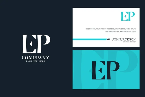 Logotipo de Cartas Comuns Ep — Vetor de Stock