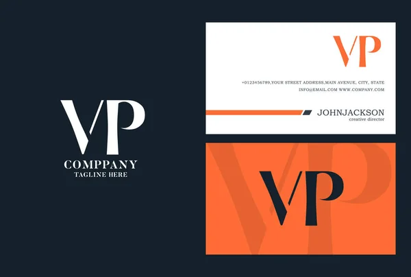Logotipo comum bc Vp — Vetor de Stock