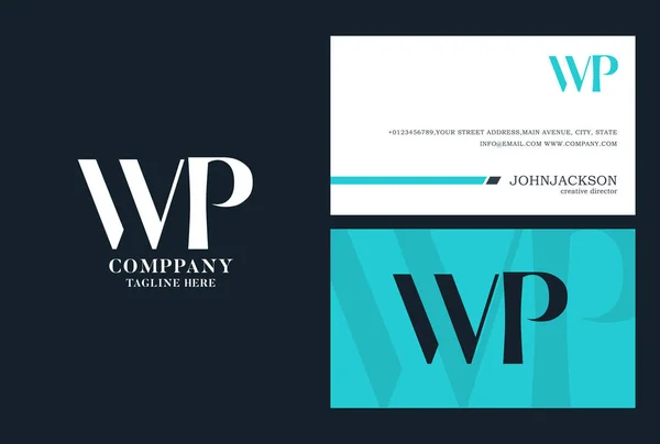 Logotipo comum bc Wp — Vetor de Stock