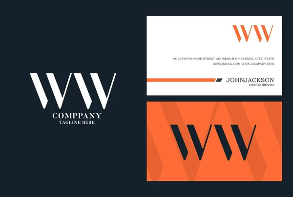 Logotipo comum bc Ww —  Vetores de Stock