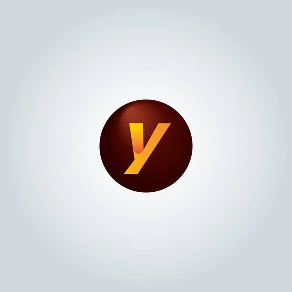 Gold Letter Logo Vector Illustration — Stock Vector