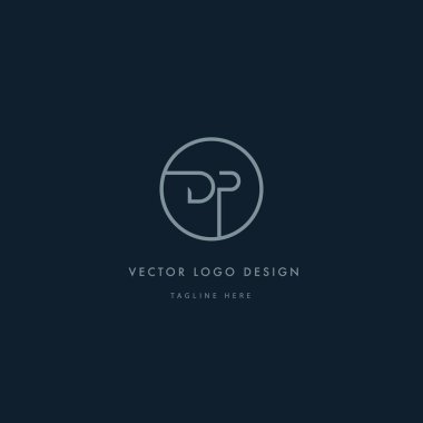 yuvarlak harfler Dp logolu