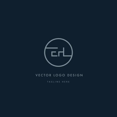 yuvarlak logosu ile harf Eh