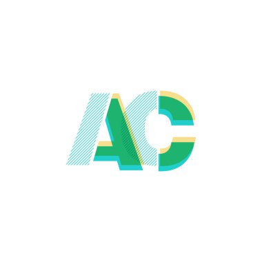 AC çizgi logo vektör çizim