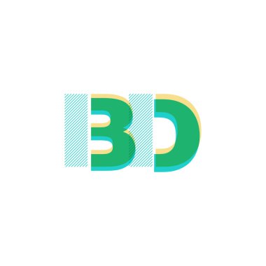 BD satır logo vektör çizim