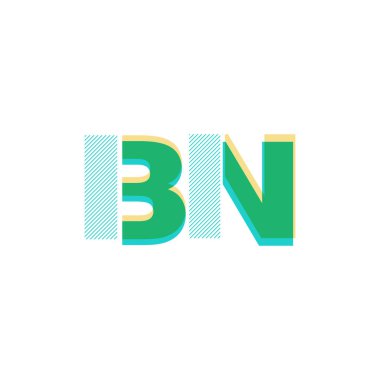 Bn hat logo vektör çizim
