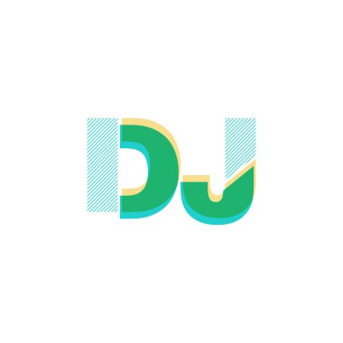 ortak harf logo Dj