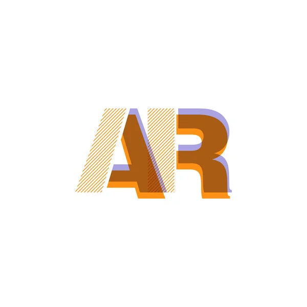 Vektor Illustration Design Von Mehrfarbigen Gemeinsamen Buchstaben Logo — Stockvektor