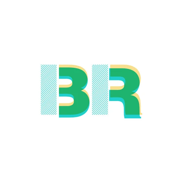 Logotipo de letras conjuntas — Vector de stock