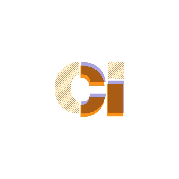 Логотип спільних літер Nc — стоковий вектор