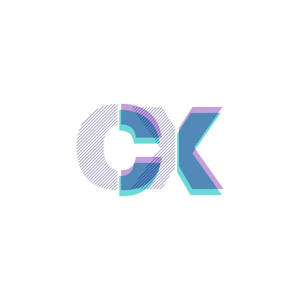 Wspólne logo litery Cx — Wektor stockowy