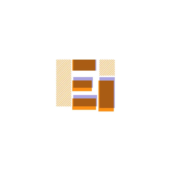 Logotipo de letras conjuntas — Vector de stock