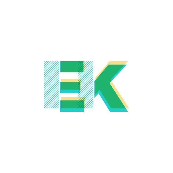 Společné dopisy logo — Stockový vektor