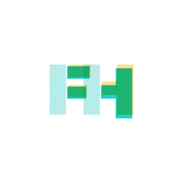 Gemeinsames Buchstaben-Logo — Stockvektor
