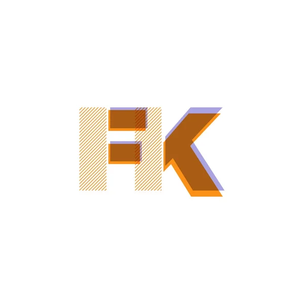 Společné dopisy logo — Stockový vektor
