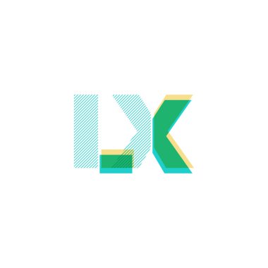 ortak harf logo Lx