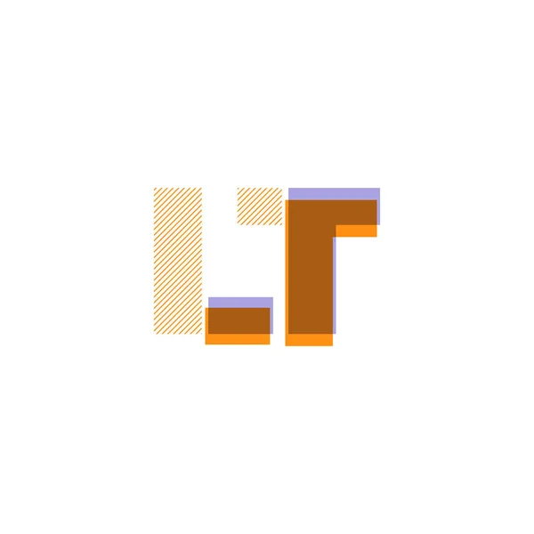 Κοινές επιστολές λογότυπο Lt — Διανυσματικό Αρχείο