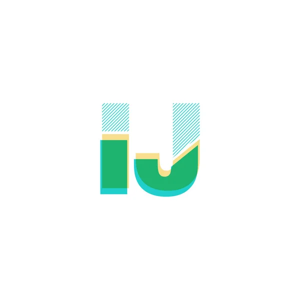 Logotipo de letras conjuntas — Archivo Imágenes Vectoriales