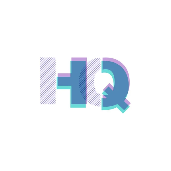 Gezamenlijke brieven logo — Stockvector