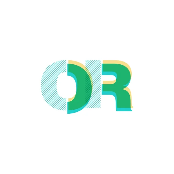 Lettres communes logo Ou — Image vectorielle
