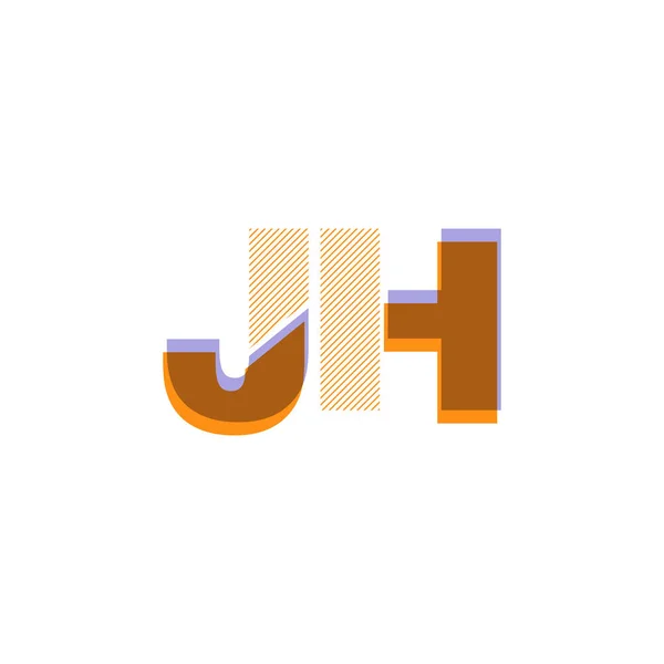 Joint letters logo — Stock Vector