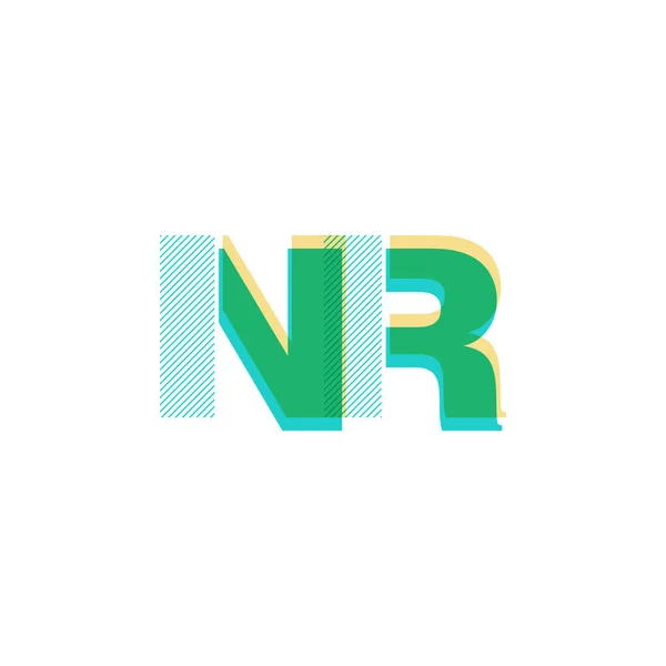Логотип спільних літер No — стоковий вектор