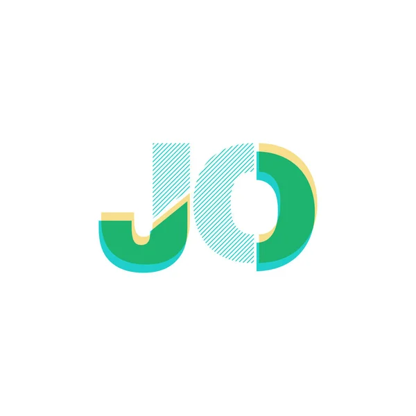 Joint letters logo — Stock Vector