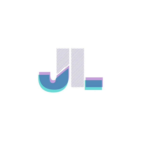 Logotipo de letras conjuntas — Archivo Imágenes Vectoriales