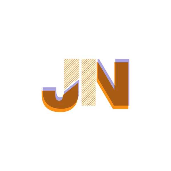 Joint letters logo — Stock Vector
