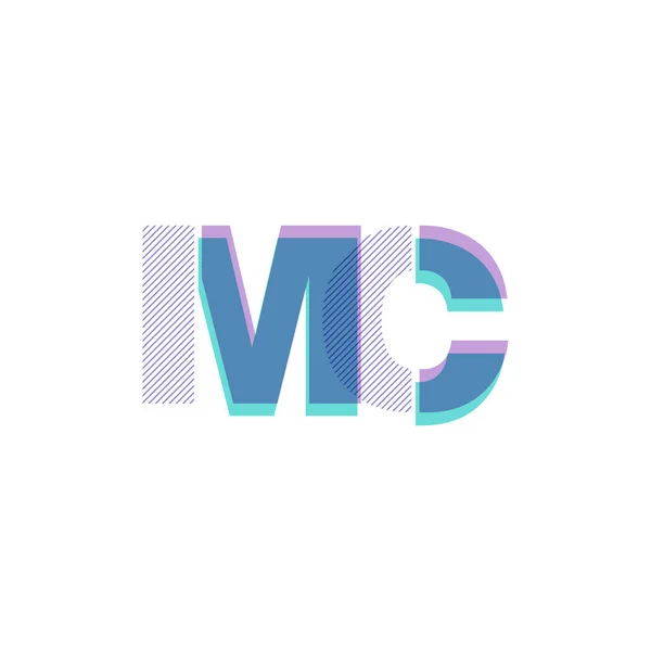 Společné logo písmena Mc — Stockový vektor